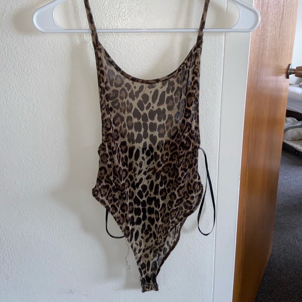 Forever 21 leopard bodysuit
